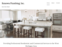 Tablet Screenshot of kenowaplumbing.com